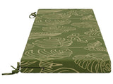 2-Piece Bench Cushions SOEST 2 pcs 100% Polyester Leaf Design 949821