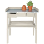 ZNTS Esschert Design Garden Work Bench White CF29W 404624