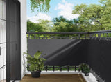 Balcony Screen Anthracite 100 x 1000 cm Oxford Fabric 42030589
