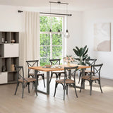 Dining Table Legs U-Shaped 2 pcs Anthracite 90x cm Steel 4013194
