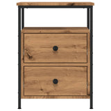 ZNTS Bedside Cabinet Artisan Oak 44x45x60 cm Engineered Wood 857256