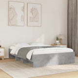 Bed Frame Concrete grey Engineered wood frame, plywood slats Double 3295656