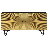 TV Cabinet 90x30x45 cm Solid Mango Wood 322681