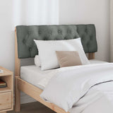 Upholstered Headboard Dark Grey 90 cm Solid Pine Wood 879195