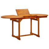 Garden Dining Table x80x75 cm Solid Acacia Wood 316567
