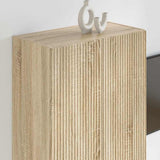 TV Wall Cabinet Sonoma Oak 59.5 x 31 x 80 cm Engineered Wood 892361