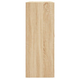 Wall Mounted Cabinet Sonoma Oak 69.5x34x90 cm Engineered Wood 835013