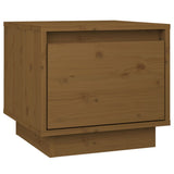 Bedside Cabinets 2 pcs Honey Brown 35x34x32 cm Solid Wood Pine 813402