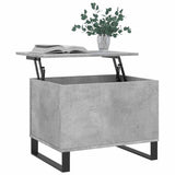 Coffee Table Concrete Grey 60x44.5x45 cm Engineered Wood 830960