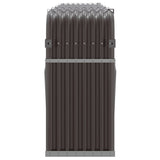 Log Holder Brown 300x45x100 cm Galvanised Steel 364576