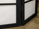 3 Panel Room Divider, Wooden Folding Privacy Screen, Freestanding Wall Partition Separator for T3398P330441