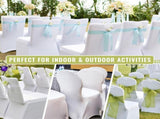 50PCS Stretch Spandex White Folding Chair Covers Gorgeous Formal Chairs NEWEST 83341656