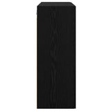 Sideboard Black Oak 69.5 x 34 x 90 cm Engineered Wood 879603