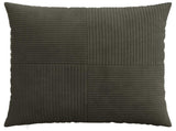 Cushion Cover 6 pcs ALMELO Anthracite 80 x 80 cm Corduroy 915698