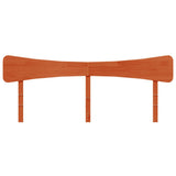 Headboard Wax Brown 200 cm Solid Wood Pine 844764