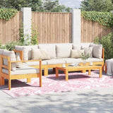 Outdoor Rug Floral ARAKIL Pink and White 400 x 300 cm 42003507
