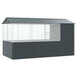 Bird Cage Anthracite 410 x 210 x 230 cm Galvanised Steel 3325171