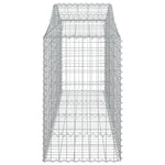 Arched Gabion Basket 200x50x80/100 cm Galvanised Iron 153394