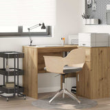 Desk with Shelf Artisan Oak 102 x 50 x 75 cm Engineered Wood 869545