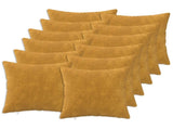 Cushion Cover 12 pcs HEERLEN Yellow 40 x 40 cm 908535