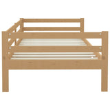 ZNTS Day Bed without Mattress Honey Brown Solid Wood Pine 90x200cm 806933