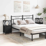 Bedside Cabinet with Drawer 2 pcs Black Oak 34 x 35.5 x 70 cm 862920