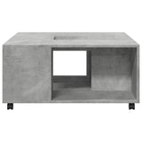 Coffee Table Concrete Grey 80x80x40 cm Engineered Wood 853176