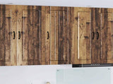 Wall Cabinet LUCCA Old Wood 40 x 31 x 100 cm Engineered Wood 885123