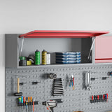 Tool Cabinet with Storage Red and Grey 100 x 25 x 35 cm 4103480