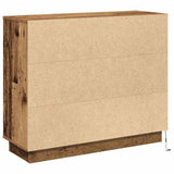 LED Sideboard Old Wood 90 x 32 x 75 cm Engineered Wood 869680
