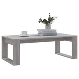 Coffee Table Grey Sonoma 102x50x35 cm Engineered Wood 823364