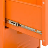 Storage Cabinet Orange Steel Medium Levelers Storage Cabinet 336183