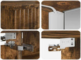 Bathroom Furniture Set 5 pcs Smoked Oak 3407283