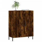 Sideboard Smoked Oak 69.5x34x90 cm Engineered Wood 827737