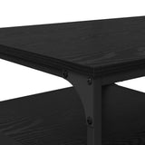 Coffee Table Black Oak 90 x 49 x 40 cm Engineered Wood 886245