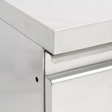 Commercial Kitchen Cabinets 2 pcs Stainless Steel 3081937