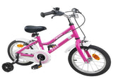 Kids Bike 12 Inches for 2-4 Years Old Pink White 42009233