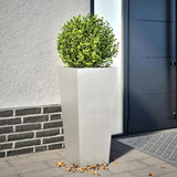 Garden Planter 35x35x75 cm Stainless Steel 851088