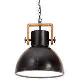 Industrial Hanging Lamp 25 W Black Round 40 cm E27 320535