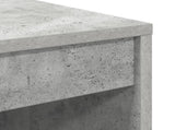 Desk with Drawer with Shelf with Storage 2 pcs Concrete Grey 3337340