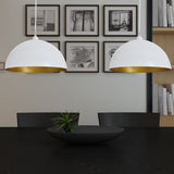 Ceiling Lamp 2 pcs Height-adjustable Semi-spherical White 241114