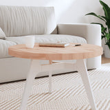 Table Top 70x4 cm Round Solid Wood Beech 355924