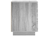Bedside Cabinet Grey Sonoma 33.5 x 34.5 x 60 cm Engineered Wood 8011435