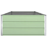 Planter Pastel Green 290 x 100 x 45 cm Galvanised Steel 42018273