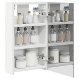 Bathroom Mirror Cabinet White 30 x 10.5 x 50 cm Engineered wood 889007