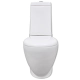 White Ceramic Toilet & Bidet Set 270566