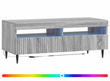 LED TV Cabinet Grey Sonoma Engineered Wood 897001