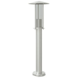 Outdoor Floor Lamp Silver 60 cm Stainless Steel 4006349