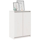 Sideboard White 60x36x84 cm Solid Pinewood 808109