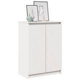 Sideboard White 60x36x84 cm Solid Pinewood 808109